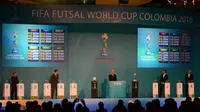 Bagan grup Piala Dunia Dunia Futsal 2016. (AFP/Raul Arboleda)