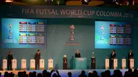 Bagan grup Piala Dunia Dunia Futsal 2016. (AFP/Raul Arboleda)