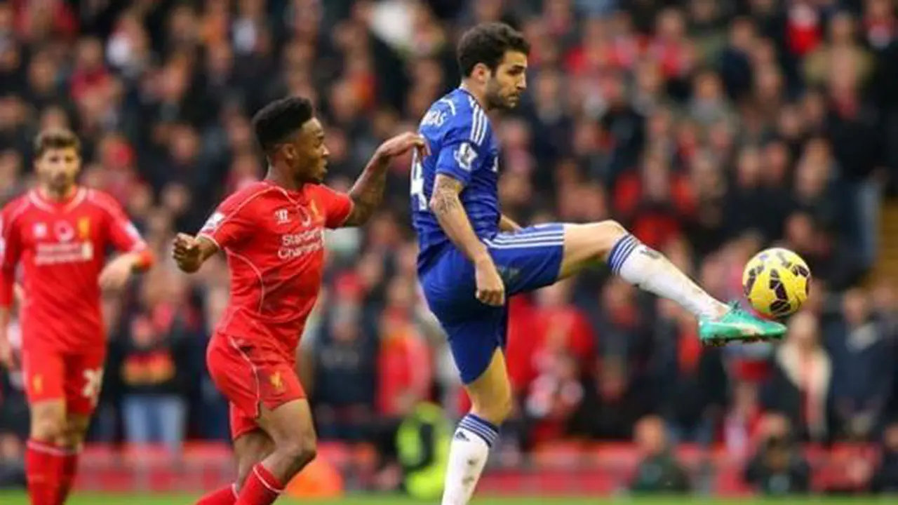 Fabregas di Liverpool vs Chelsea