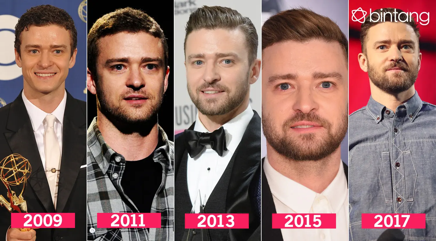 Metamorfosa Justin Timberlake. (Desain: M. Iqbal Nurfajri/Bintang.com)