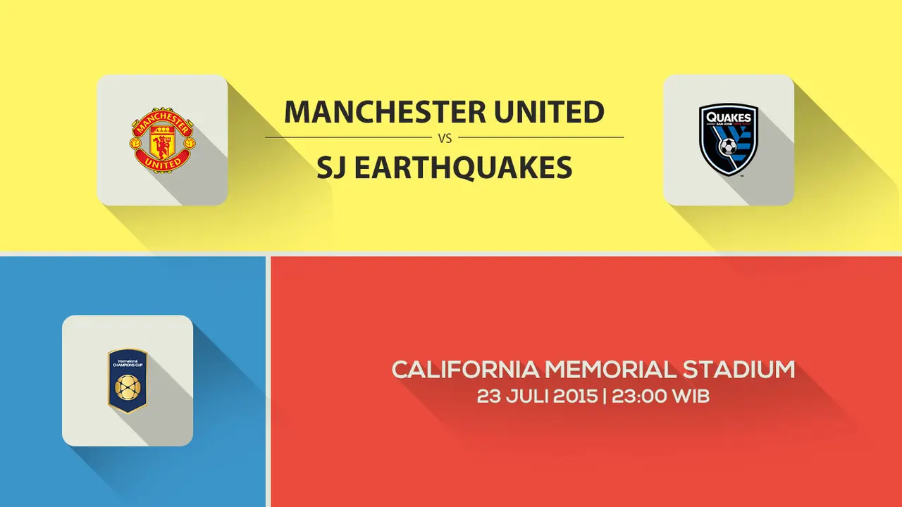 Prediksi Manchester United vs SJ Earthquakes (Liputan6.com/Yoshiro)
