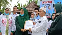 Caleg PKB Alihkan Dukungan ke Prabowo-Gibran. (Rabu, 17/01/2024). (Yandhi Deslatama/Liputan6.com).