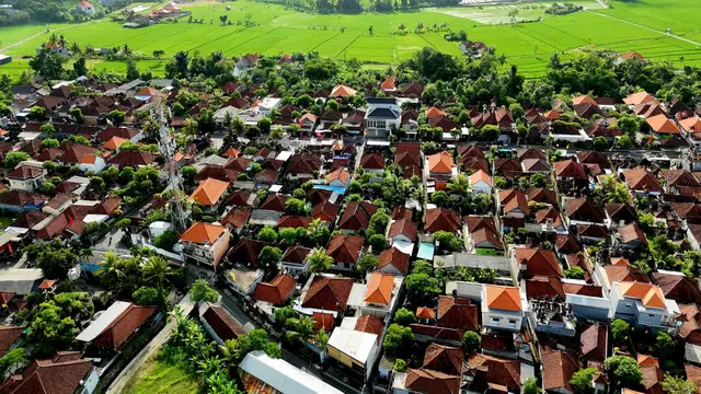 Ilustrasi rumah properti.