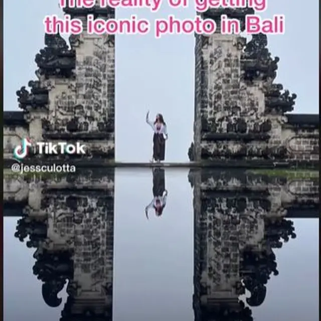 Demi Dapat Foto Ikonik di Bali, Turis Asing Rela Ante 2 Jam