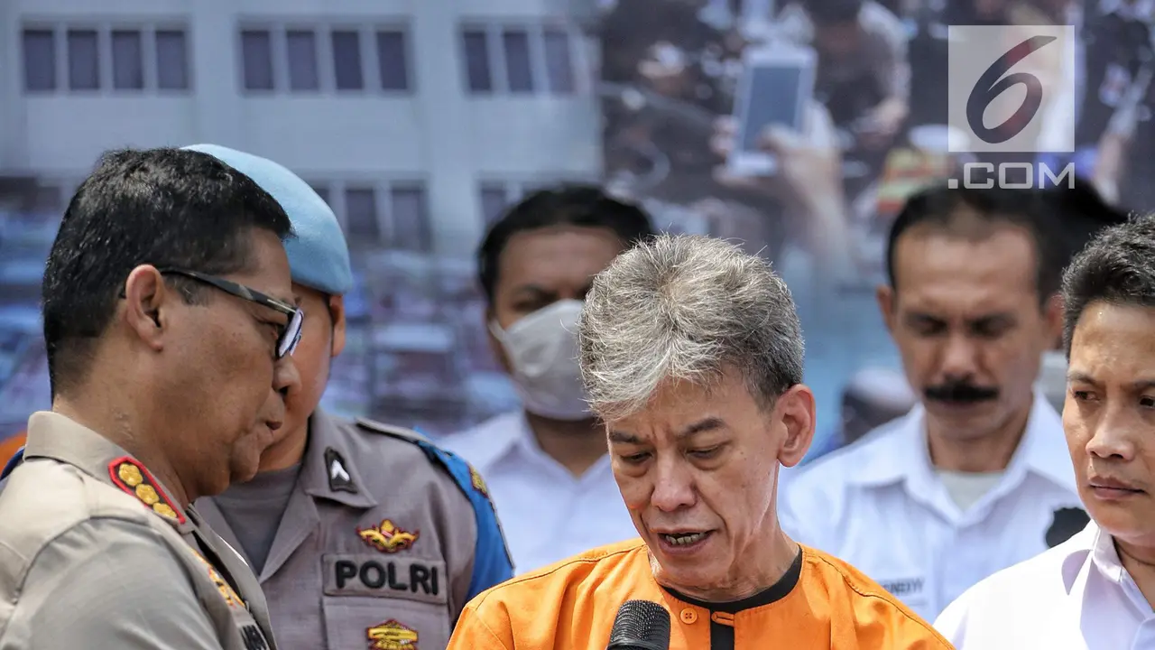 Ditangkap Lagi, Begini Ekspresi Fariz RM di Polres Jakarta Utara