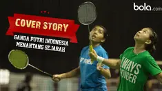Greysia Polii dan Nitya Krishinda Maheswari berlatih jelang Kejuaraan Dunia BWF 2015 di Pelatnas Cipayung, Jakarta, Kamis (6/8/2015). Pasangan itu bertekad menjadi ganda putri Indonesia pertama yang menjadi juara dunia. (Bola.com/Vitalis Yogi Trisna)