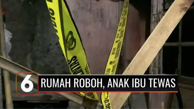 Sebuah rumah berlantai dua di Kalideres, Jakarta Barat, tiba-tiba ambruk pada Sabtu (23/10) malam. Akibatnya seorang ibu dan balita tewas tertimbun reruntuhan puing bangunan. Belum diketahui pasti penyebab ambruknya rumah tersebut.
