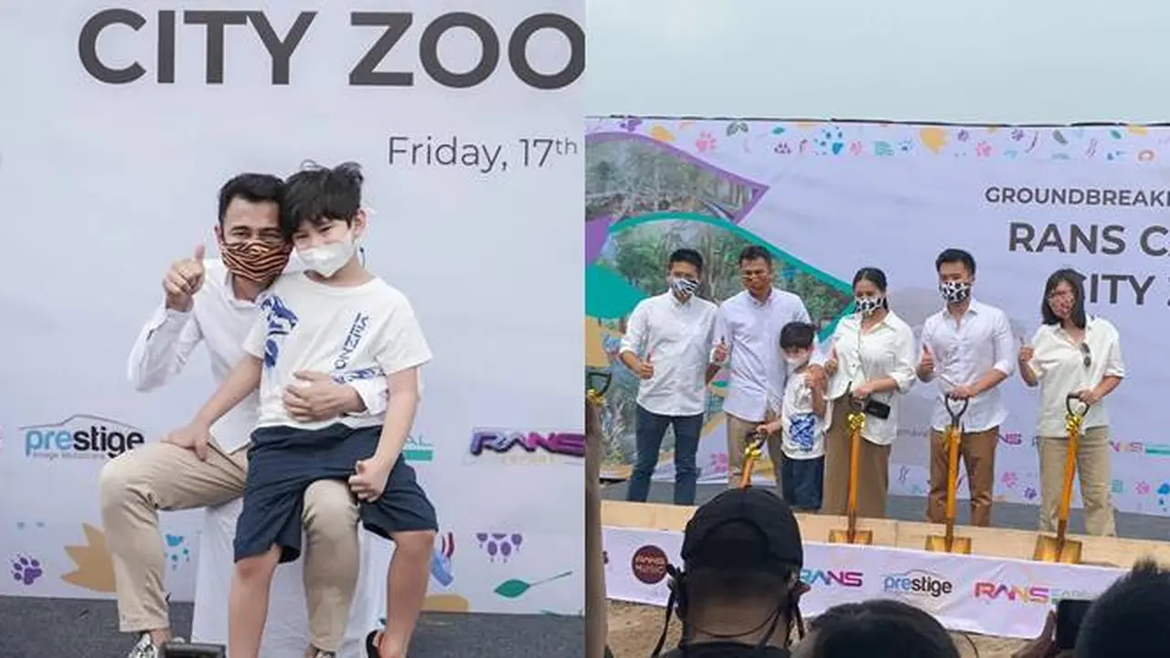 Raffi Ahmad Bangun Kebun Binatang, Ini 7 Momen Peletakan Batu Pertama