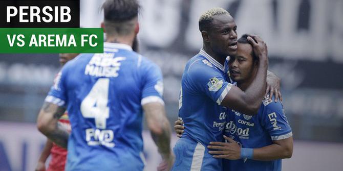 VIDEO: Highlights Liga 1 2018, Persib Vs Arema FC 2-0