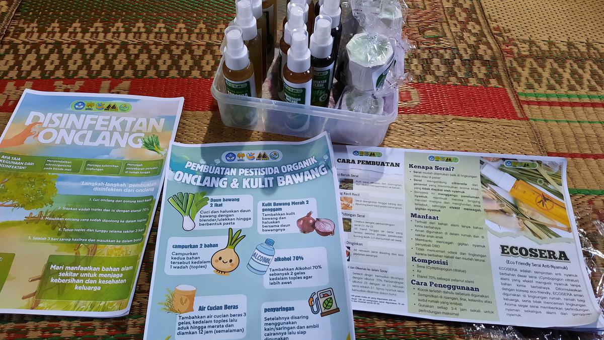 Onclang dan Serai, Bahan Lokal Desa Munding Disulap Mahasiswa UNNES Jadi Spray Anti Nyamuk Ramah Lingkungan