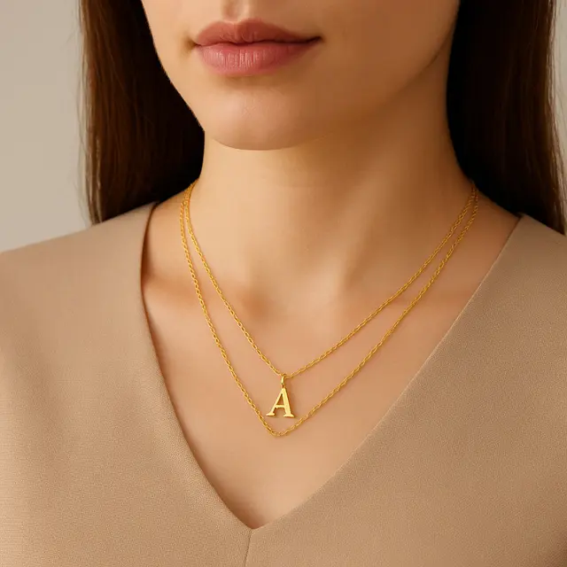 Model Kalung Emas Inisial Seberat 3 Gram Paling Manis untuk Hadiah Ulang Tahun