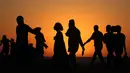 Israel terus melancarkan serangan darat untuk merebut Kota Gaza, pada Sabtu 20 September 2025. (Eyad BABA/AFP)