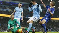 Babak I: Sengit, Manchester City dan Everton Masih Sama Kuat