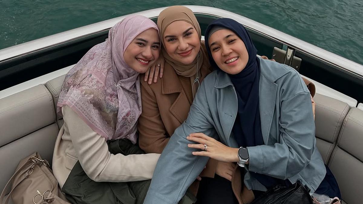 Potret Akrab Irish Bella, Dhini Aminarti dan Nadzira Shafa, Kangen Liburan Bareng