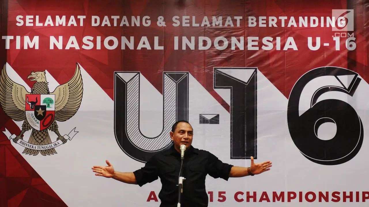 Ketum PSSI Lepas Timnas Indonesia U-16 Menuju Piala AFF U-15