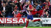 Gelandang Atletico Madrid asal Spanyol, Saul Niguez. (AFP/Cesar Manso)