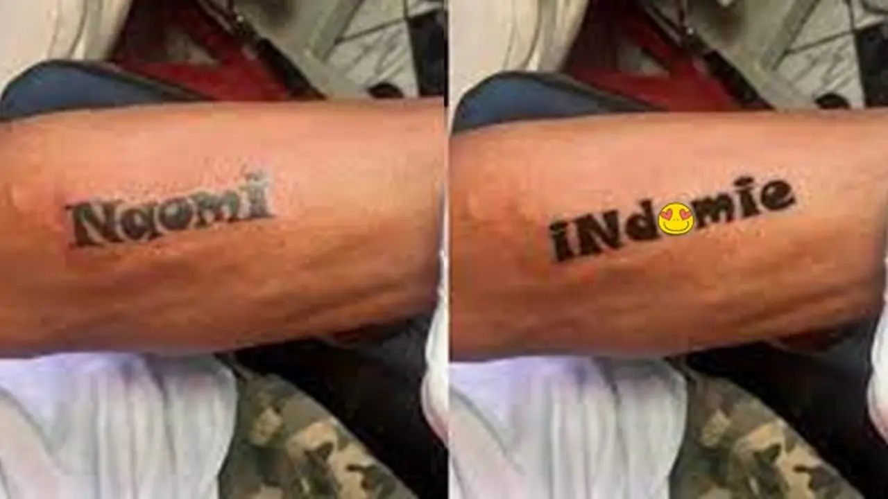 6 Tato Nama Pacar Setelah Putus Ini Diubah Nyeleneh, Kocak