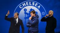 Chelsea - Massimiliano Allegri, Mauricio Pocchetino, Erik ten Hag (Bola.com/Adreanus Titus)