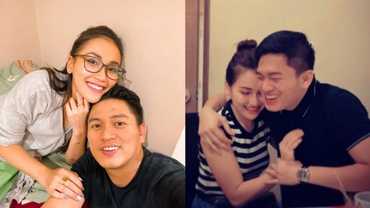 Makin Lengket, Ini 7 Potret Mesra Ayu Ting Ting dan Adit Jayusman