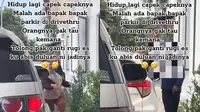 Kelakuan Bapak-Bapak, Parkir di Jalur Drive Thru Bikin Antrean Panjang ( TikTok @browny_2kd)