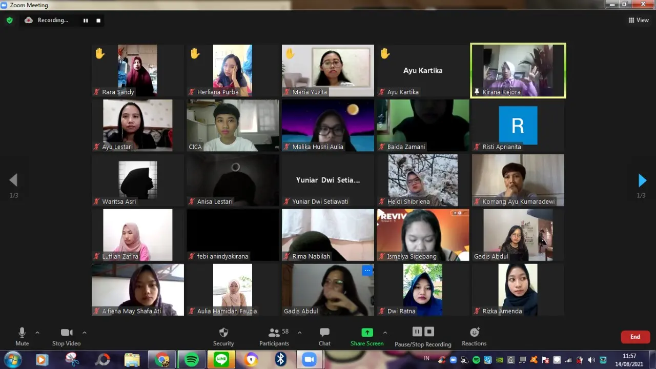 Belajar Jadi Penulis di Fimelahood from Home Getting Intimate Volume 2