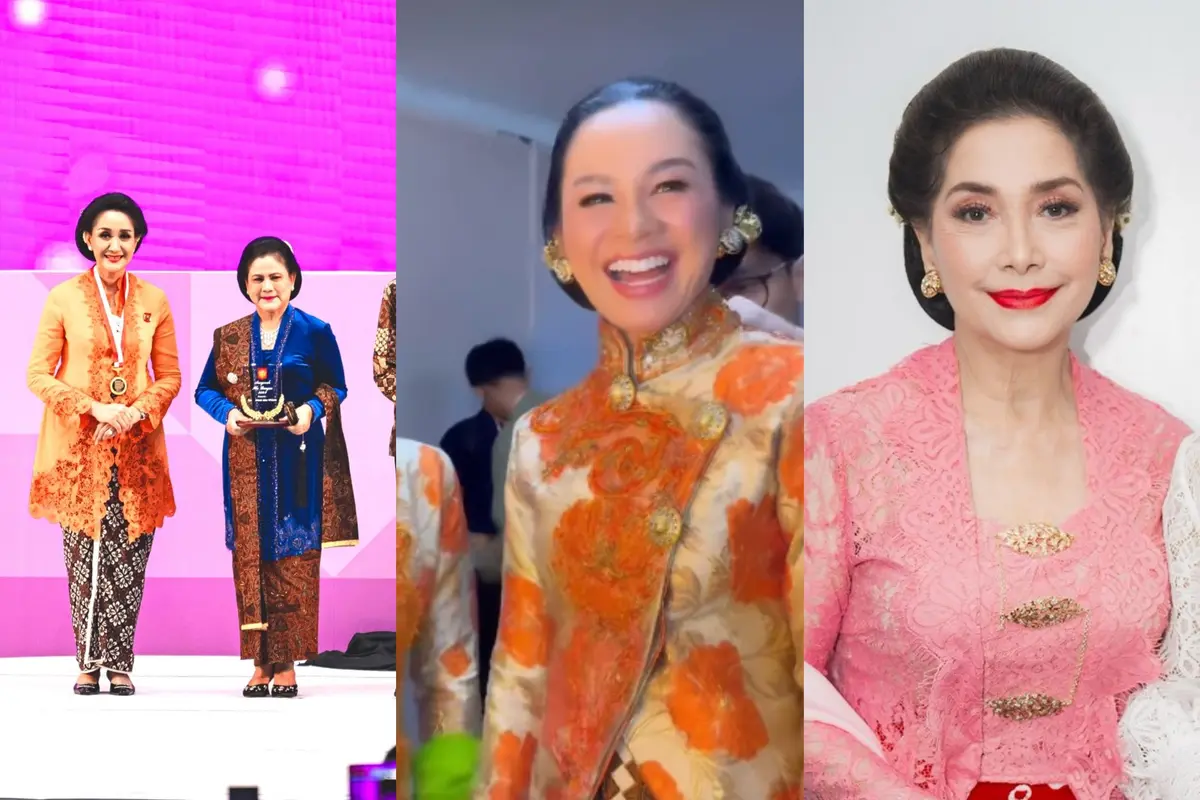 Parade Kebaya Jawa dan Sanggul Tekuk dari Iriana Jokowi, Andien Aisyah, hingga Widyawati Sophian di Hari Kebaya Nasional
