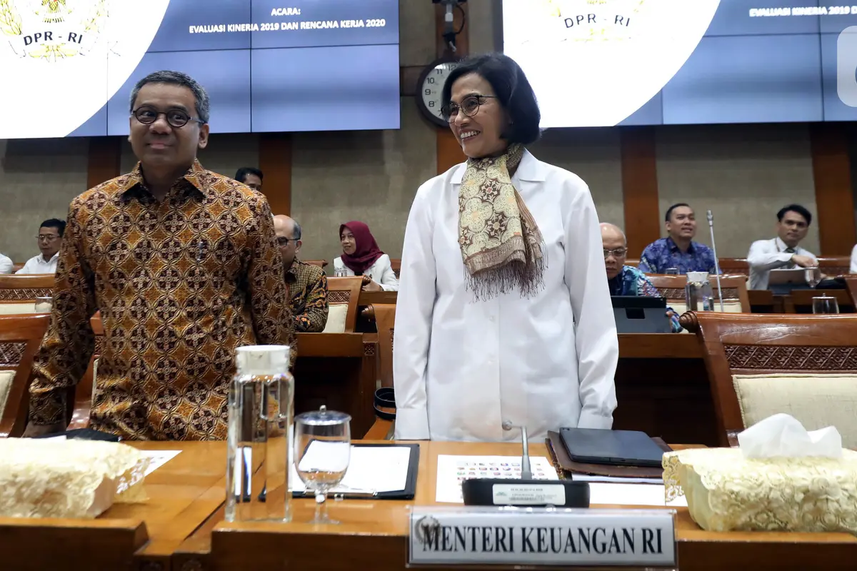 Rapat Perdana, Sri Mulyani - DPR Evaluasi Kinerja 2019 dan Rencana 2020