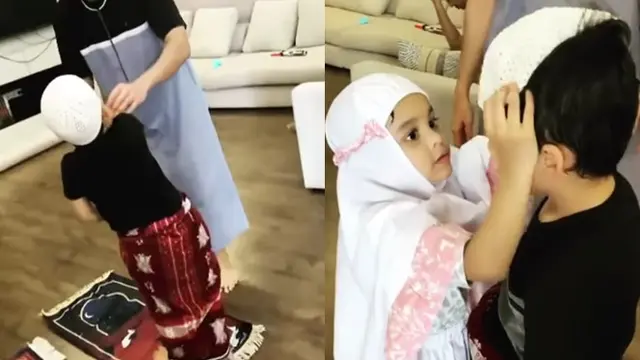 Masih Kecil, Ini Potret Gemas 5 Anak Selebriti Saat Belajar Sholat