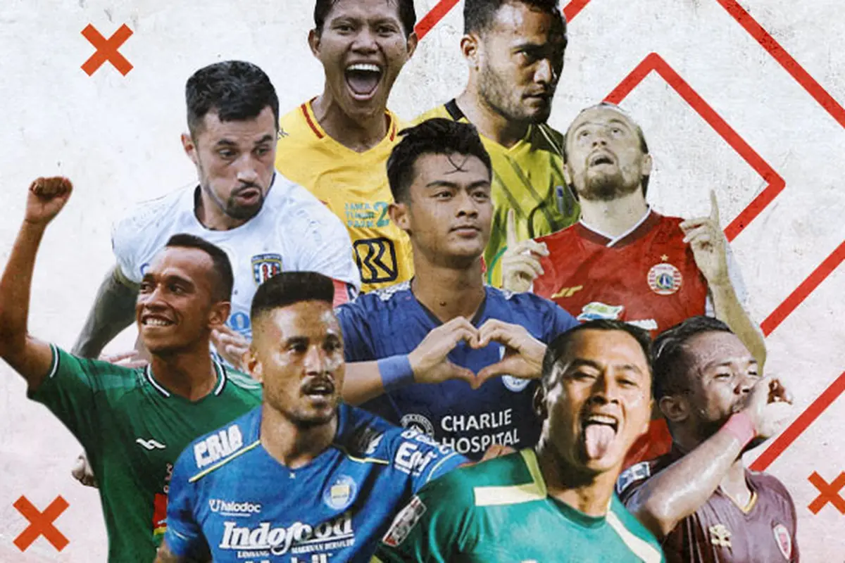 Liga 1 - Ilustrasi Para Pemain di Liga 1