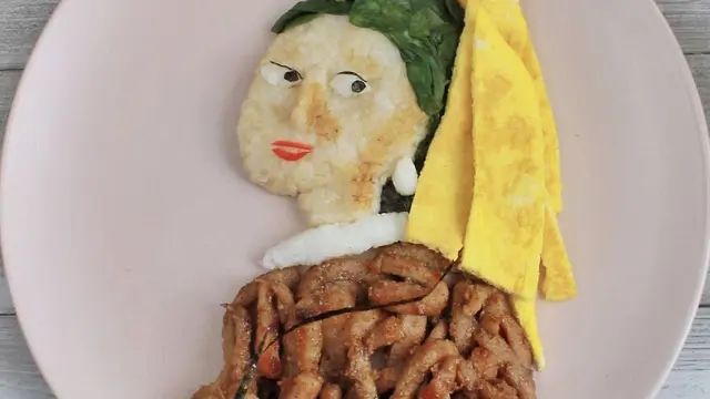 Wanita Ini Buat Karya Seni Pada Makanan Anaknya, 8 Hasilnya Curi Perhatian