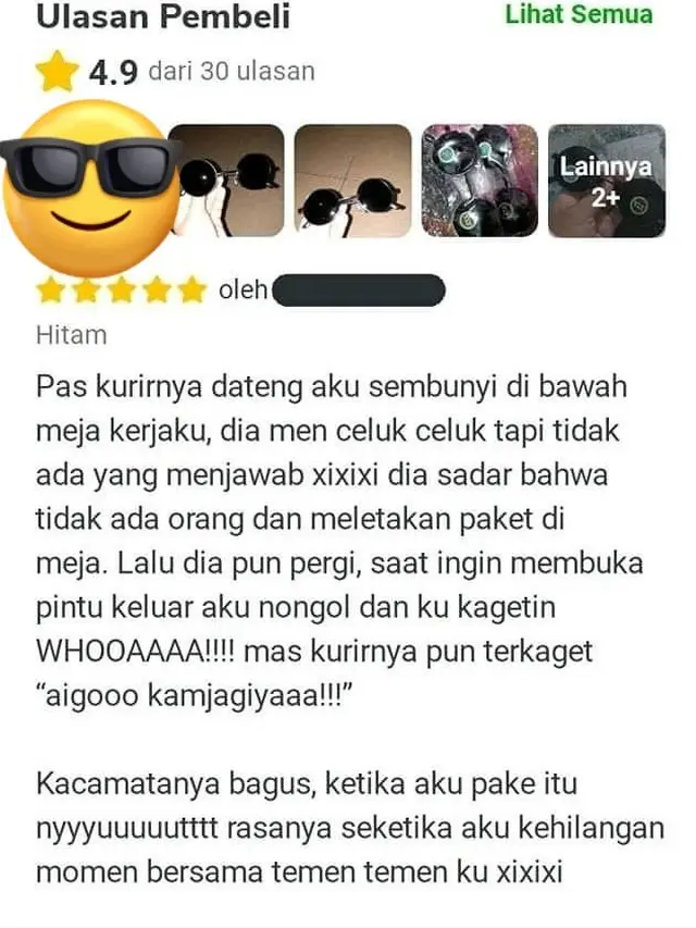 6 Review Pembeli Kasih Bintang 5 Ini Kocak, Tanggapannya Panjang Banget