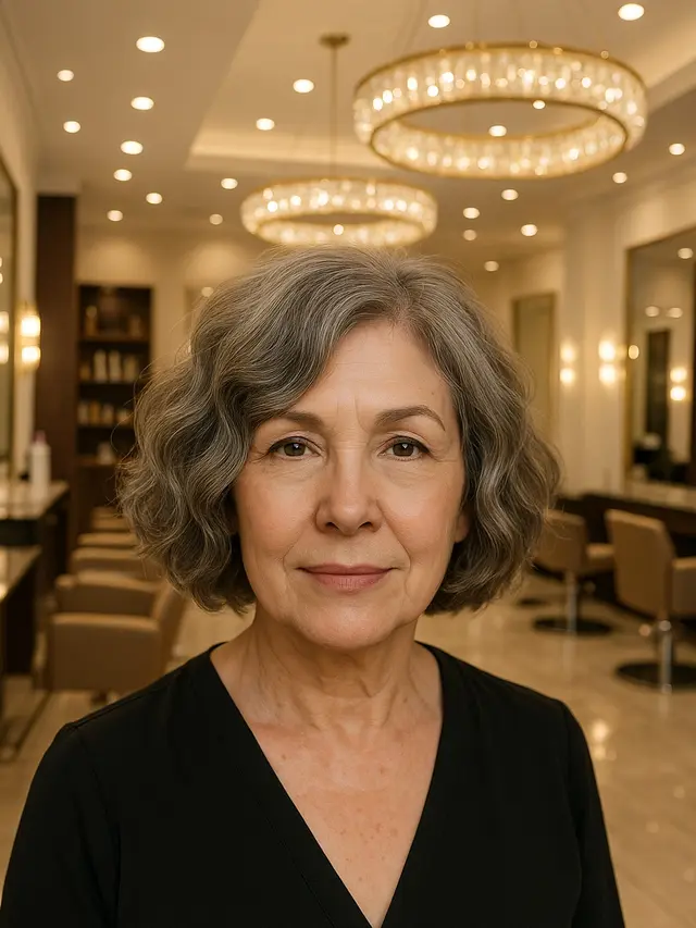 Model Rambut Bob Pendek Usia 50 Tahun ke Atas