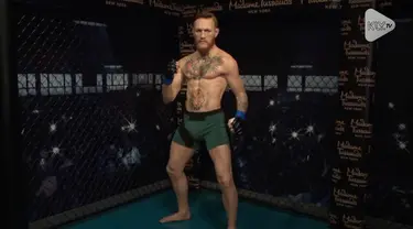 Madame Tussauds New York memamerkan patung lilin petarung UFC, Conor Mcgregor. Patung ini nyaris mirip dengan sosok Mcgregor yang asli.
