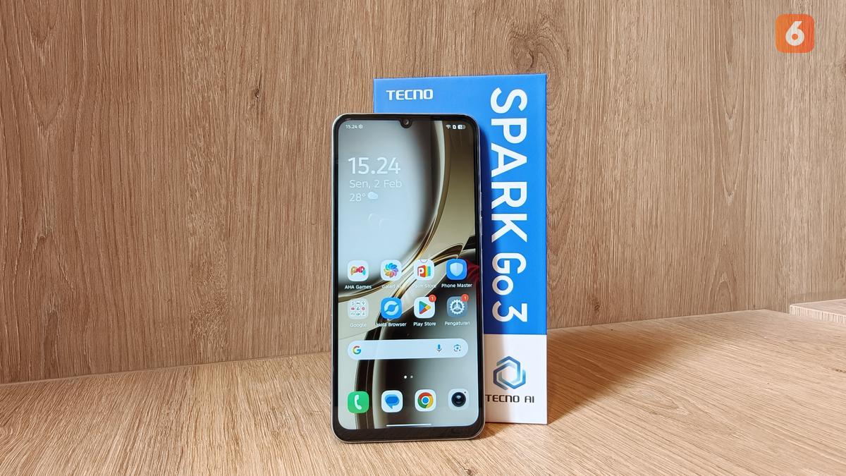 Unboxing Tecno Spark Go 3: HP Android 1 Jutaan dengan Layar 120Hz dan Fitur AI 