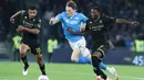 Hasil imbang ini jelas menjadi pukulan bagi Napoli yang berambisi mempertahankan posisi di puncak klasemen. Dengan hanya menyisakan beberapa pertandingan, tekanan dari Inter Milan kini semakin terasa. (AFP/Carlo Hermann)