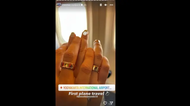 Christian Rontini dan Amanda Gonzales Resmi Menikah, Pamer Cincin Kawin dan Foto di Bali