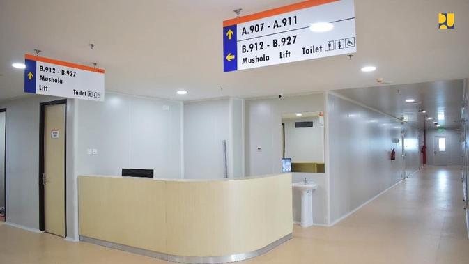 Gedung Pusat Kesehatan Ibu dan Anak (PKIA) Rumah Sakit Cipto Mangunkusumo (RSCM) Kiara menjadi ruang perawatan Covid-19. (Dok. Kementerian PUPR)