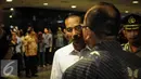 Presiden Jokowi saat sidak di Kantor Pusat Dirjen Pajak, Jumat (30/9). Jokowi mengaku akan membuat UU yang mendukung program Tax Amnesty. (Liputan6.com/Faizal Fanani)