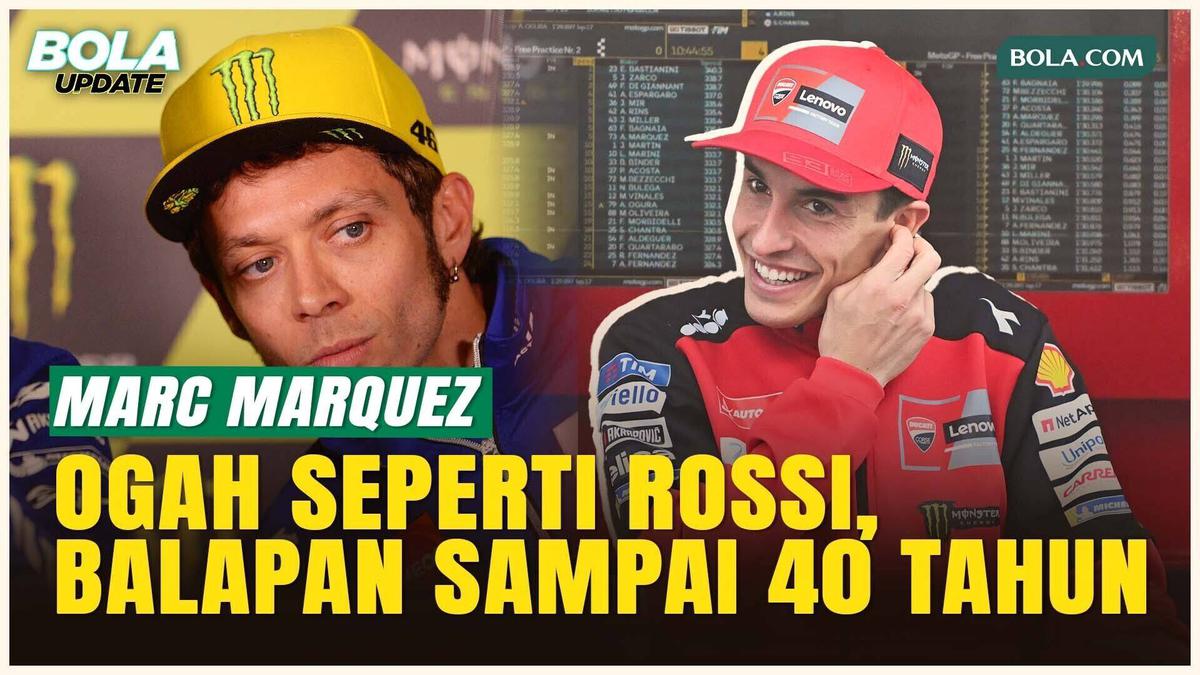 Blak-blakan! Marc Marquez Tolak Jejak Valentino Rossi, Pilih Pensiun Lebih Cepat