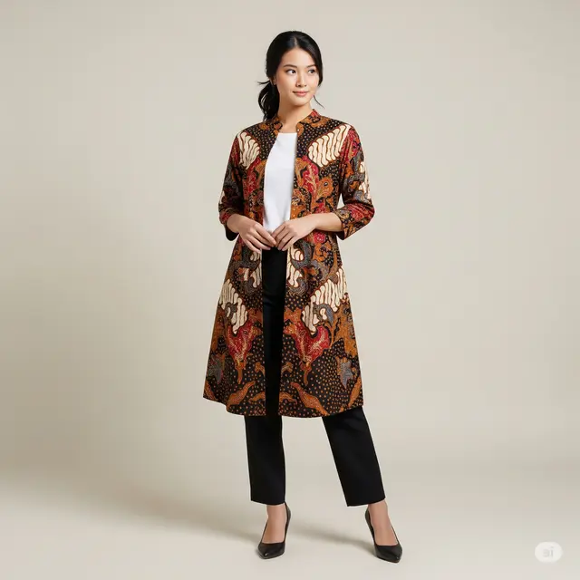 12 Model Kemeja Batik Wanita Formal Modern untuk Tampilan Profesional dan Elegan