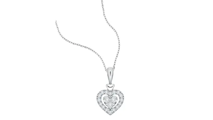 Perhiasan kalung berlian