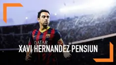 Gelandang legendaris Barcelona dan Timnas Spanyol, Xavi Hernandez mengumumkan bakal gantung sepatu di akhir musim ini. Disampaikannya lewat pesan yang dikirim kepada wartawan dari Doha, Qatar.