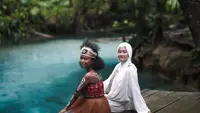 Keindahan Raja Ampat yang Diperlihatkan Dinda Hauw. [@dindahw]