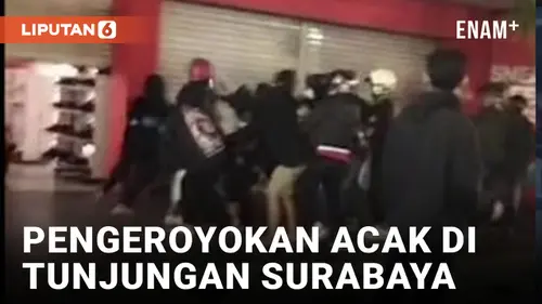 VIDEO: Viral Pengeroyokan Acak di Surabaya