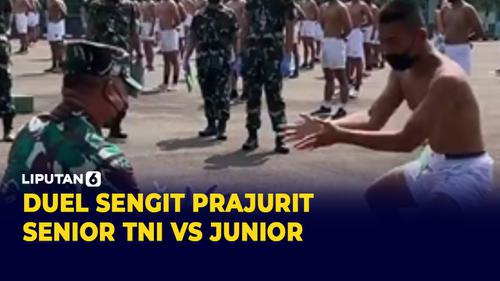 VIDEO: Panas! Adu Tenaga Dalam Prajurit TNI Senior vs Junior, Menang Siapa?