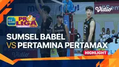 Berita Video, Palembang Bank Sumsel Babel Kalahkan Jakarta Pertamina Pertamax di PLN Mobile Proliga 2023 pada Kamis (16/2/2023)