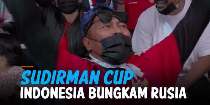 VIDEO: Bulu Tangkis Sudirman Cup 2021, Indonesia Bungkam Rusia 5-0