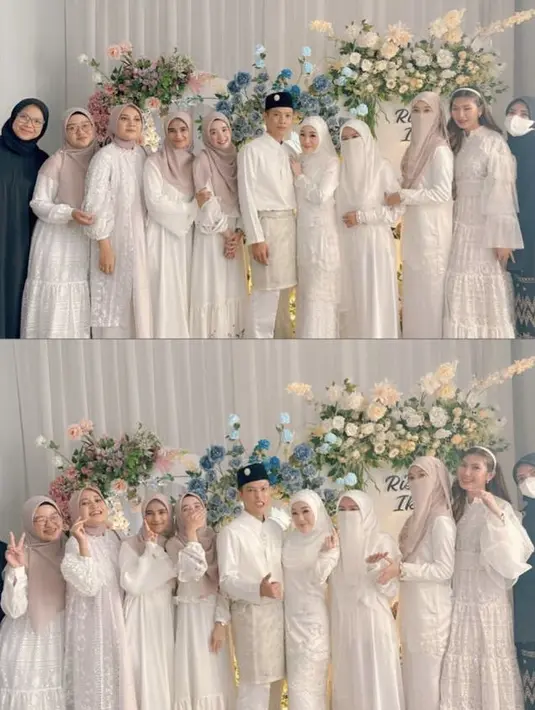 Ia pun mengucapkan selamat kepada kedua mempelai, seperti caption Instagram yang dituliskan. [@nadyamustikarahayu]