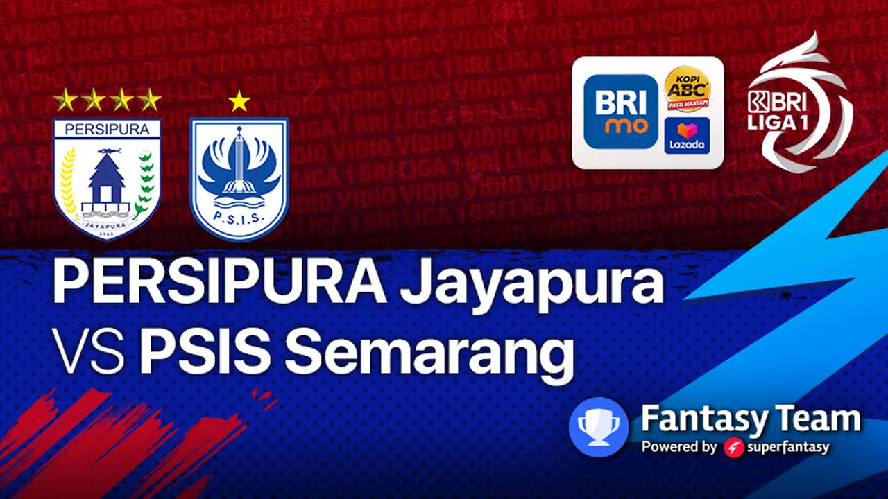 BRI Liga 1 Sabtu, 11 Desember 2021 : Persipura Jayapura Vs PSIS Semarang