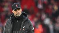 Jurgen Klopp telah merasakan empat laga final Liga Champions. Dari empat final itu, Klopp punya satu gelar juara yakni saat membawa Liverpool berjaya pada edisi musim 2018/2019 lalu. (AFP/Paul Ellis)